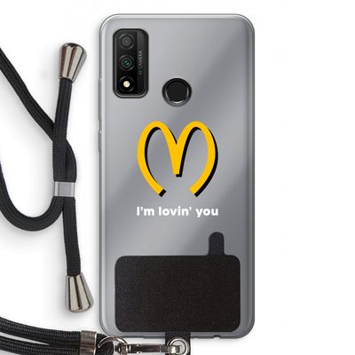 I'm lovin' you: Huawei P Smart (2020) Transparant Hoesje met koord