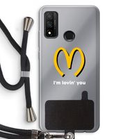 I'm lovin' you: Huawei P Smart (2020) Transparant Hoesje met koord