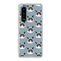 It's a Purrr Case: Sony Xperia 5 III Transparant Hoesje