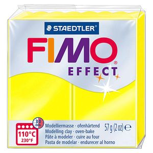 Fimo FIMO Effect Boetseerklei Neon Geel, 57gr