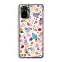 Terrazzo Memphis Pink: Xiaomi Redmi Note 10 Pro Transparant Hoesje