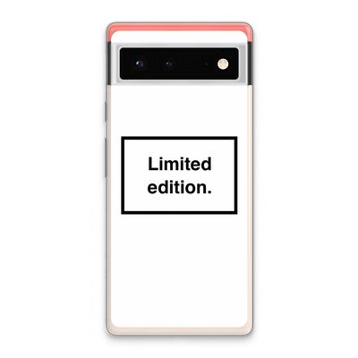 Limited edition: Google Pixel 6 Transparant Hoesje