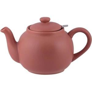 Plint Retro Theepot – 0,9 Liter inhoud – Inclusief Theezeef – Terracotta Rose