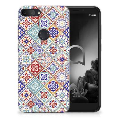Alcatel 1S (2019) | TPU | Siliconen hoesje | Tiles Color Alcatel 1S (2019) | TPU | Siliconen hoesje | Tiles Color