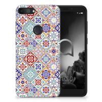 Alcatel 1S (2019) | TPU | Siliconen hoesje | Tiles Color