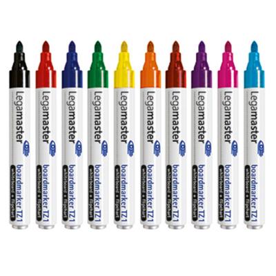 Legamaster boardmarker TZ 1 7-110099 Whiteboardmarker Blauw, Bruin, Groen, Rood, Zwart, Oranje, Violet, Roze, Lichtblauw 10 stuk(s)