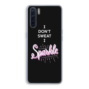 Sparkle quote: Oppo A91 Transparant Hoesje