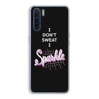 Sparkle quote: Oppo A91 Transparant Hoesje