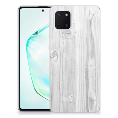 Samsung Galaxy Note 10 Lite | Bumper Hoesje | White Wood