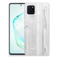 Samsung Galaxy Note 10 Lite | Bumper Hoesje | White Wood