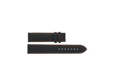 Horlogeband Tissot PRC 200 Gent Chrono Quartz / T610033933 Leder Zwart 19mm Horlogeband Tissot PRC 200 Gent Chrono Quartz / T610033933 Leder Zwart 19mm