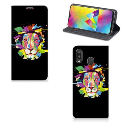 Samsung Galaxy M20 Magnet Case Lion Color Samsung Galaxy M20 Magnet Case Lion Color