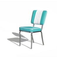 Bel Air Retro Diner Stoel CO-24 Turquoise Bel Air Retro Diner Stoel CO-24 Turquoise