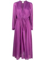 Forte Forte robe mi-longue à taille élastiquée - Violet