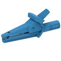 Electro PJP 5002-IEC-d4-CD1-Bl Krokodillenklem Blauw Klembereik (max.): 9 mm Lengte: 51 mm 1 stuk(s)