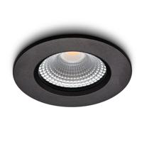 LED-inbouwspot Udis zwart dimbaar IP65
