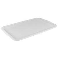 Sunware deksel voor Sigma Home opbergbakken 45L - kunststof - 39 x 60 x 1,5 cm - wit