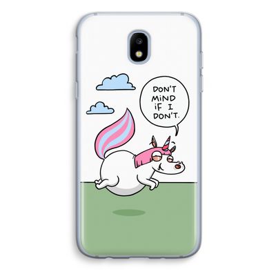Unicorn: Samsung Galaxy J5 (2017) Transparant Hoesje