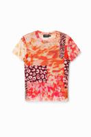 Tulen T-shirt met patch - ORANGE - S