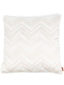 Missoni Home coussin en coton à motif zigzag - Tons neutres