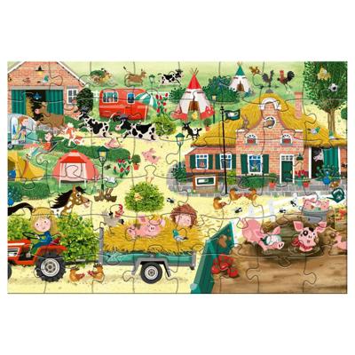 Rebo Publishers Puzzel cas & cato boerderij, 48st.