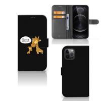 Apple iPhone 12 Pro Max Leuk Hoesje Giraffe