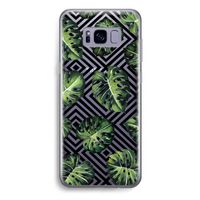 Geometrische jungle: Samsung Galaxy S8 Plus Transparant Hoesje