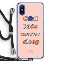Cool Kids Never Sleep: Xiaomi Mi Mix 3 Transparant Hoesje met koord