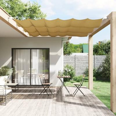 VidaXL Luifel verticaal 100x270 cm oxford stof beige