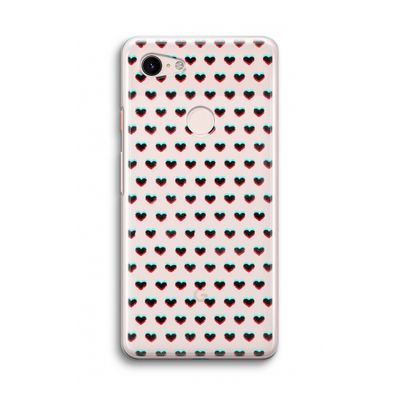Hartjes: Google Pixel 3 Transparant Hoesje