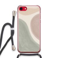 Geo #6: iPhone SE 2020 Transparant Hoesje met koord