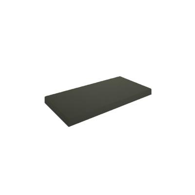 Topblad Aqua Splash Maia tbv Wastafelmeubel 40x46x2.5 cm Mat Zwart Aqua Splash