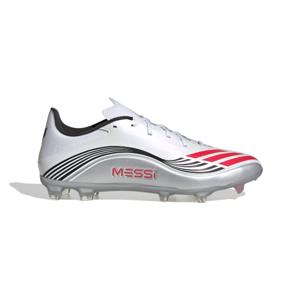adidas F50 Messi League Gras / Kunstgras Voetbalschoenen (MG) Wit Zilver Rood