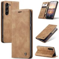 Samsung Galaxy S24 Caseme 013 Series Portemonnee Hoesje - Bruin