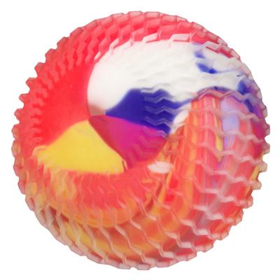Toi-Toys Fun knijpbal neon marble met foam, 12cm