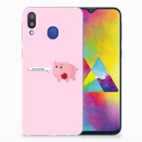 Samsung Galaxy M20 (Power) Telefoonhoesje met Naam Pig Mud