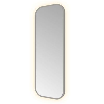 Hotbath &MORE Spiegel indirect LED color changing dimbaar met afstandbediening Geborsteld gunmetal PVD SSQ380BGP