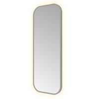 Hotbath &MORE Spiegel indirect LED color changing dimbaar met afstandbediening Geborsteld gunmetal PVD SSQ380BGP