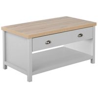 Beliani CLIO - Salontafel-Grijs-Spaanplaat