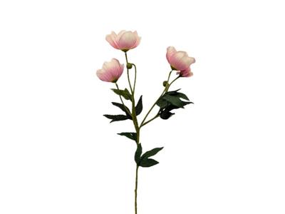 Kunstbloem helleborus l. roze, 62 cm - Buitengewoon de boet