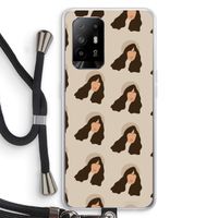 Bonjour mon amour: Oppo A95 5G Transparant Hoesje met koord