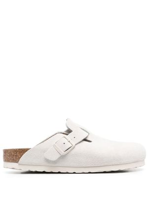 Birkenstock chaussons à détails de boucles - Blanc