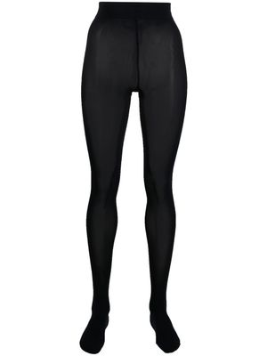 Falke collants Deluxe à taille haute - Bleu