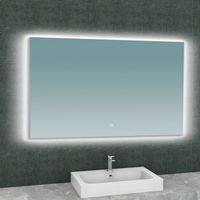 Wiesbaden Spiegel Soul Rechthoek met LED Verlichting Backlight 120 cm