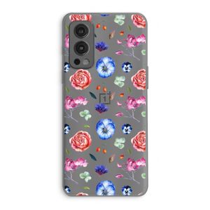 Bloemetjes: OnePlus Nord 2 5G Transparant Hoesje