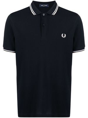 Fred Perry polo à logo brodé - Bleu