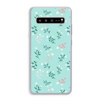 Small white flowers: Samsung Galaxy S10 5G Transparant Hoesje