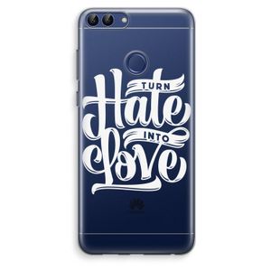 Turn hate into love: Huawei P Smart (2018) Transparant Hoesje