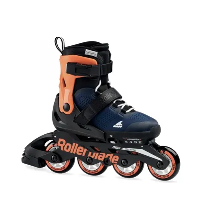 Microblade Midnight Blue Orange - Verstelbare Kinderskates