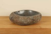 Flussstein Waschschale RL040319, 52x42x15 cm